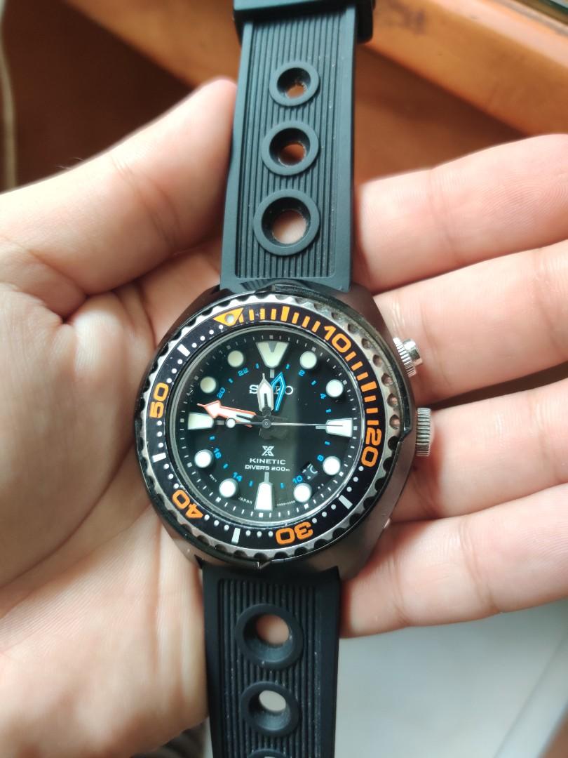 SEIKO Prospex Kinetic SUN023 GMT Dive Watch, Luxury, Watches on Carousell