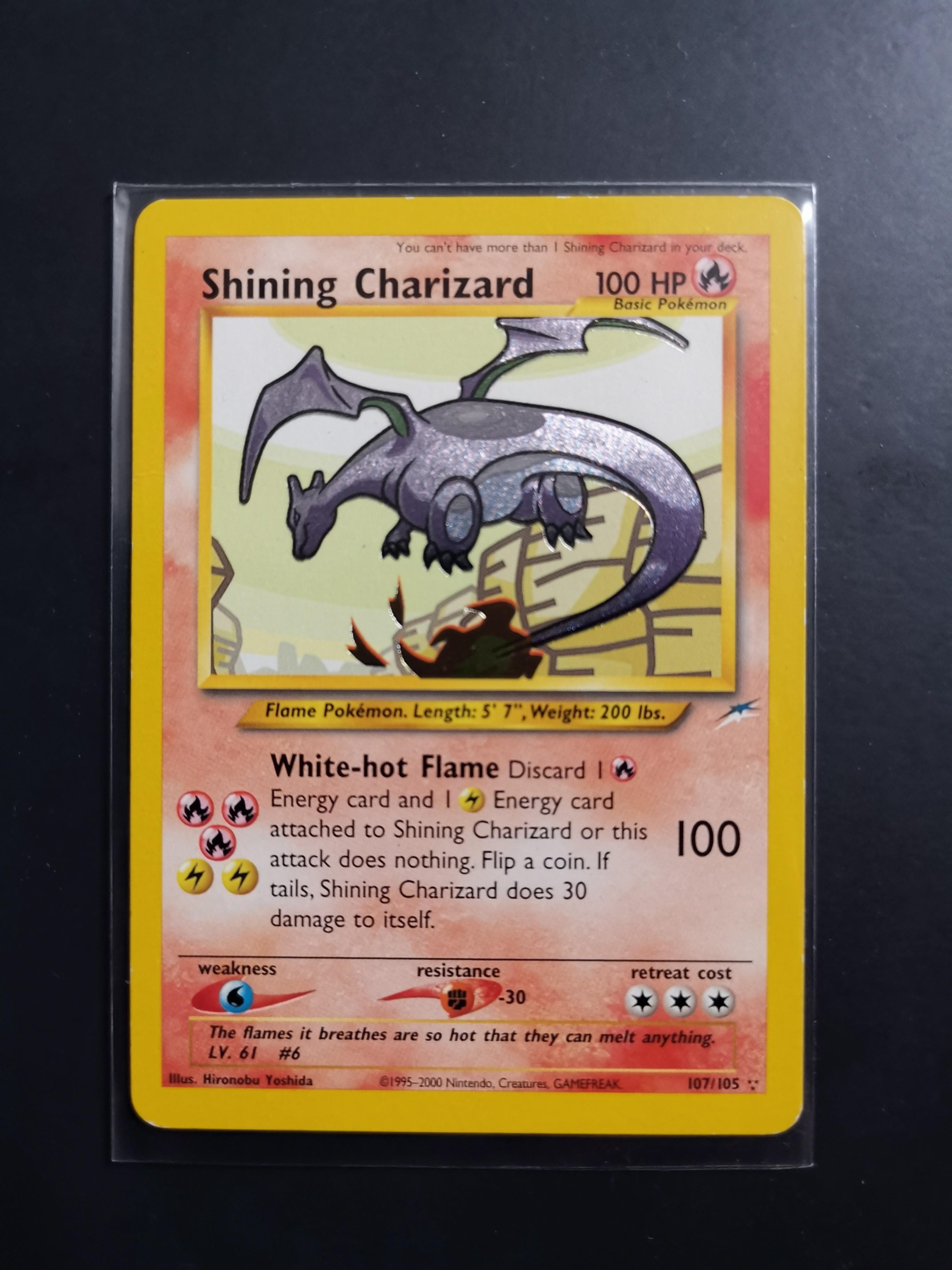 Shining Charizard Pokmon card, Hobbies & Toys, Toys & Games on Carousell