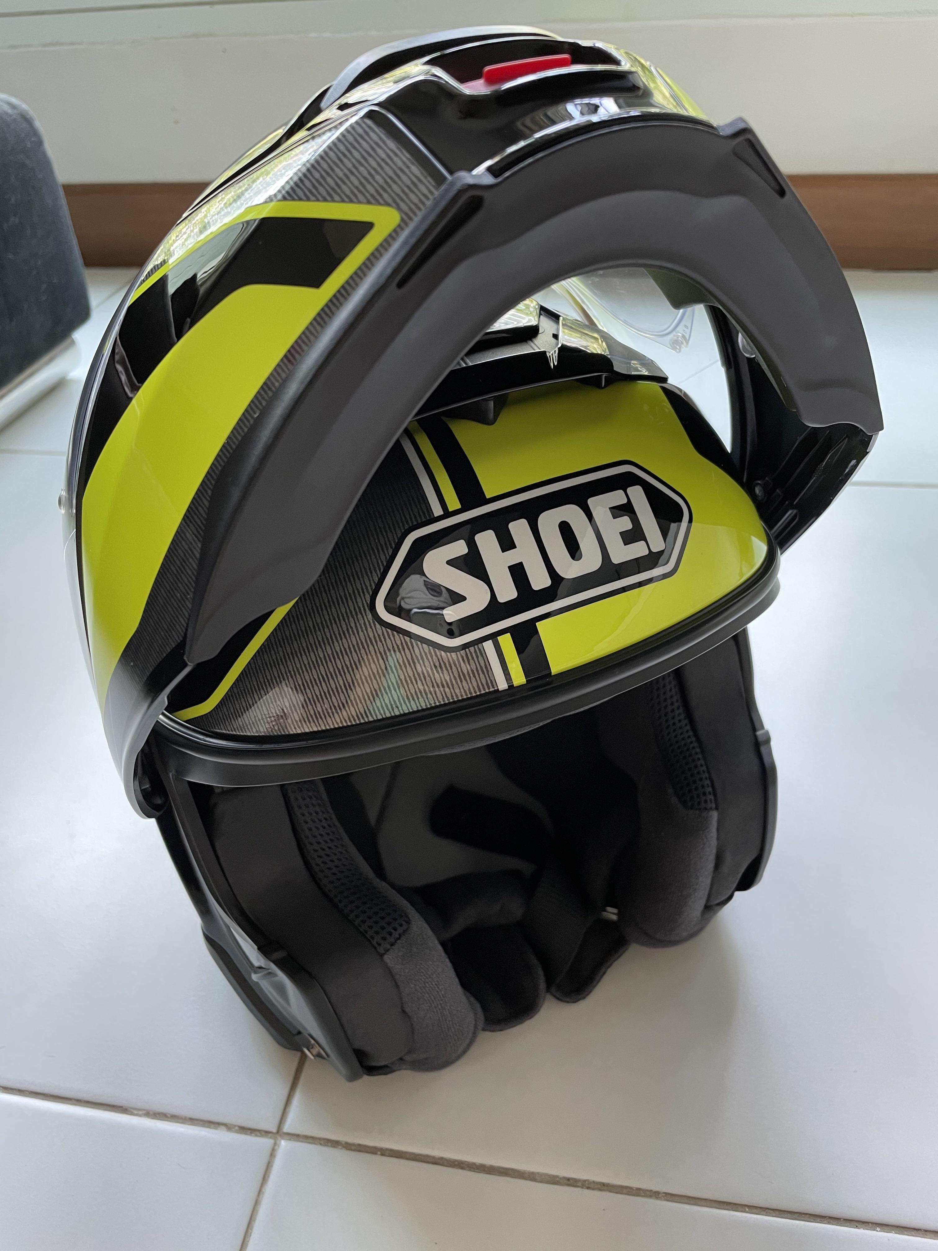 Shoei hi viz deals helmet