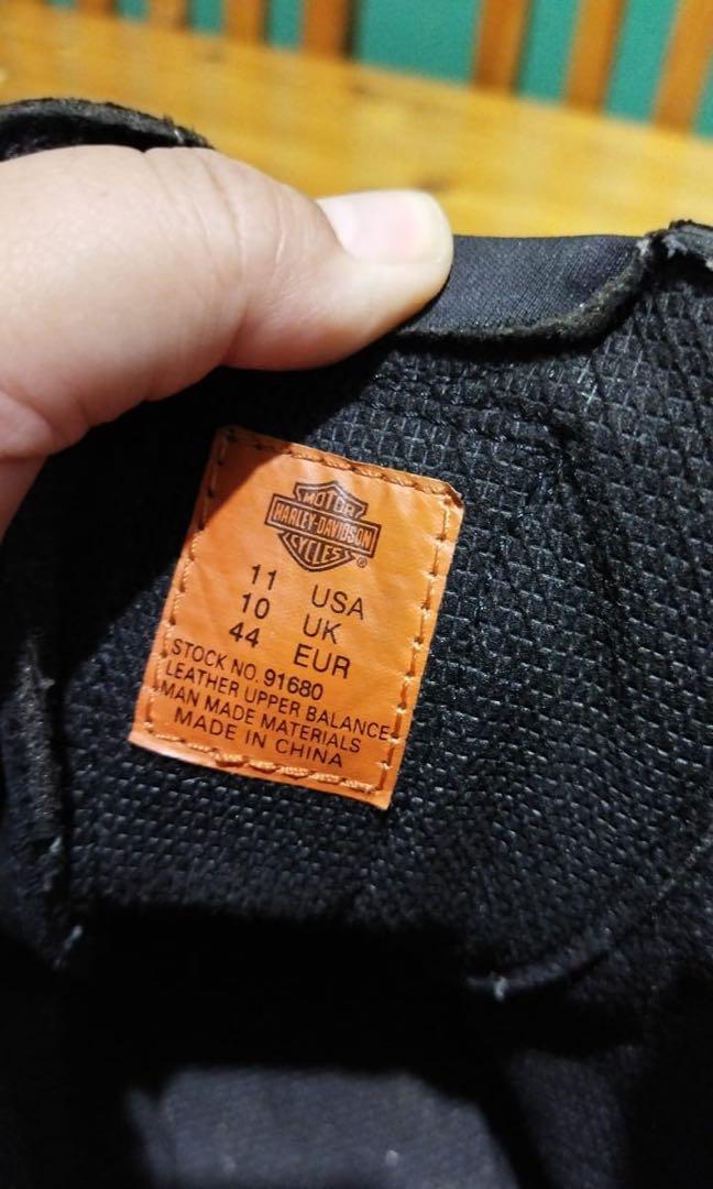 Shoes Harley Davidson Black Original Import