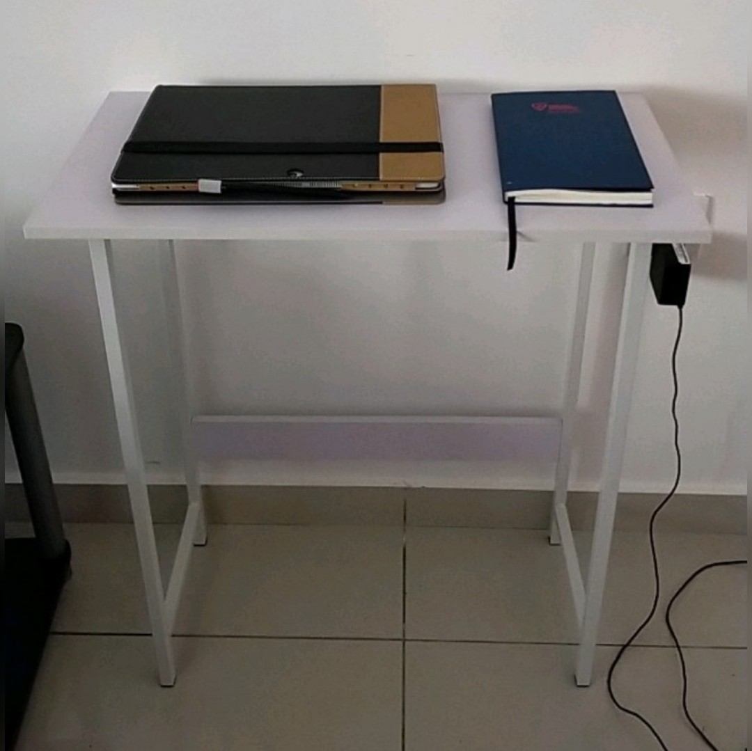 Small Laptop Table Meja Komputer Computer Study Table Home Furniture Furniture On Carousell