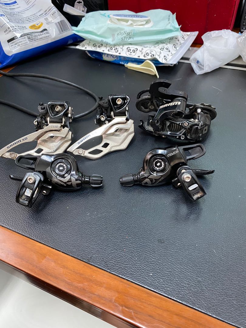 Sram XO 2x10 group set Sports Equipment Bicycles Parts Bicycles on Carousell