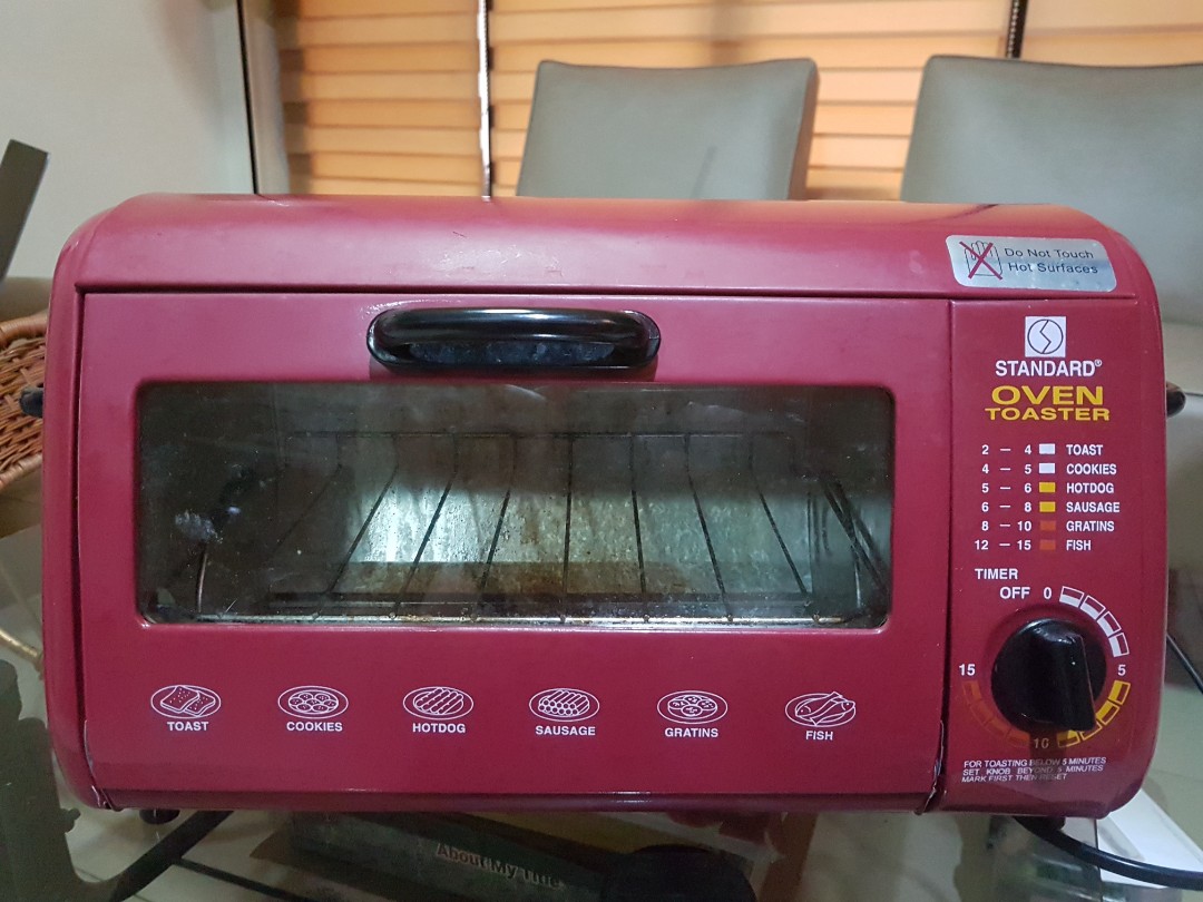 Standard SOT603 red oven toaster, TV & Home Appliances, Kitchen