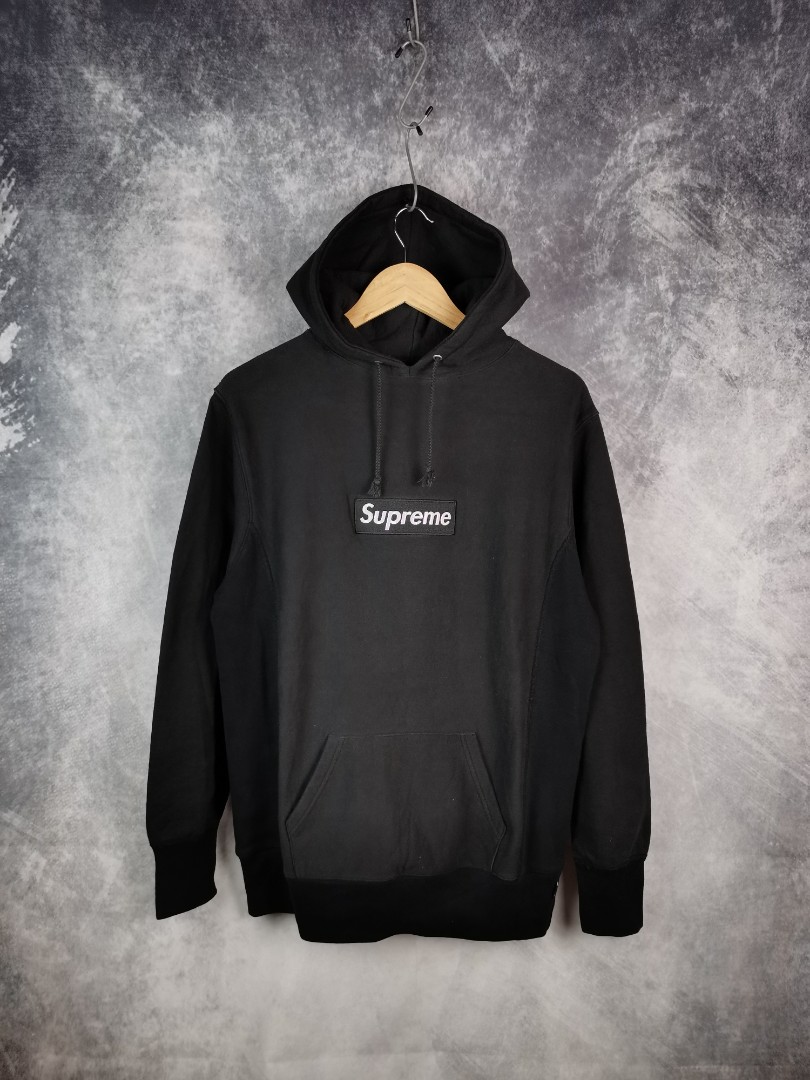 Supreme black bogo hoodie top