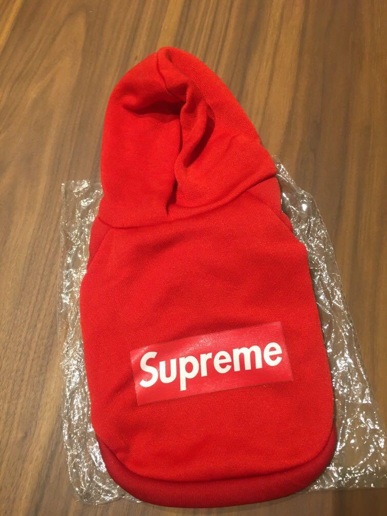 Supreme Pet Hoodie, Pet Supplies, Pet Accessories on Carousell