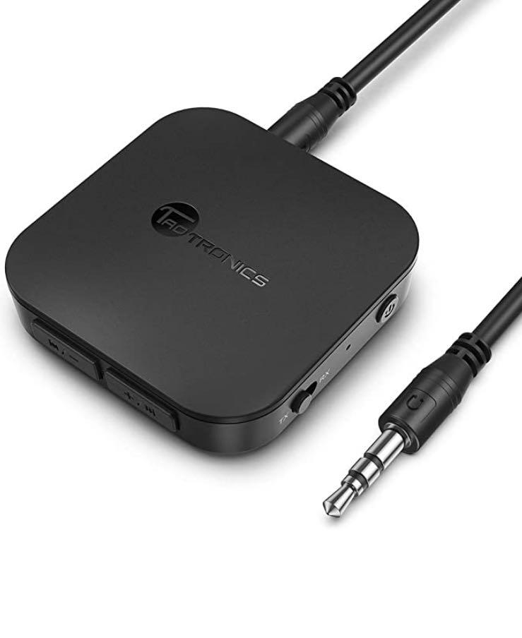  August Bluetooth 5.0 Audio Transmitter Receiver Dual Connection  for TV Headphones and HiFi Speakers MR280 - Multipoint, Low Latency,  Stereo, Volume Control, Optical RCA Jack 3.5mm Mains Powered USB :  Electronics