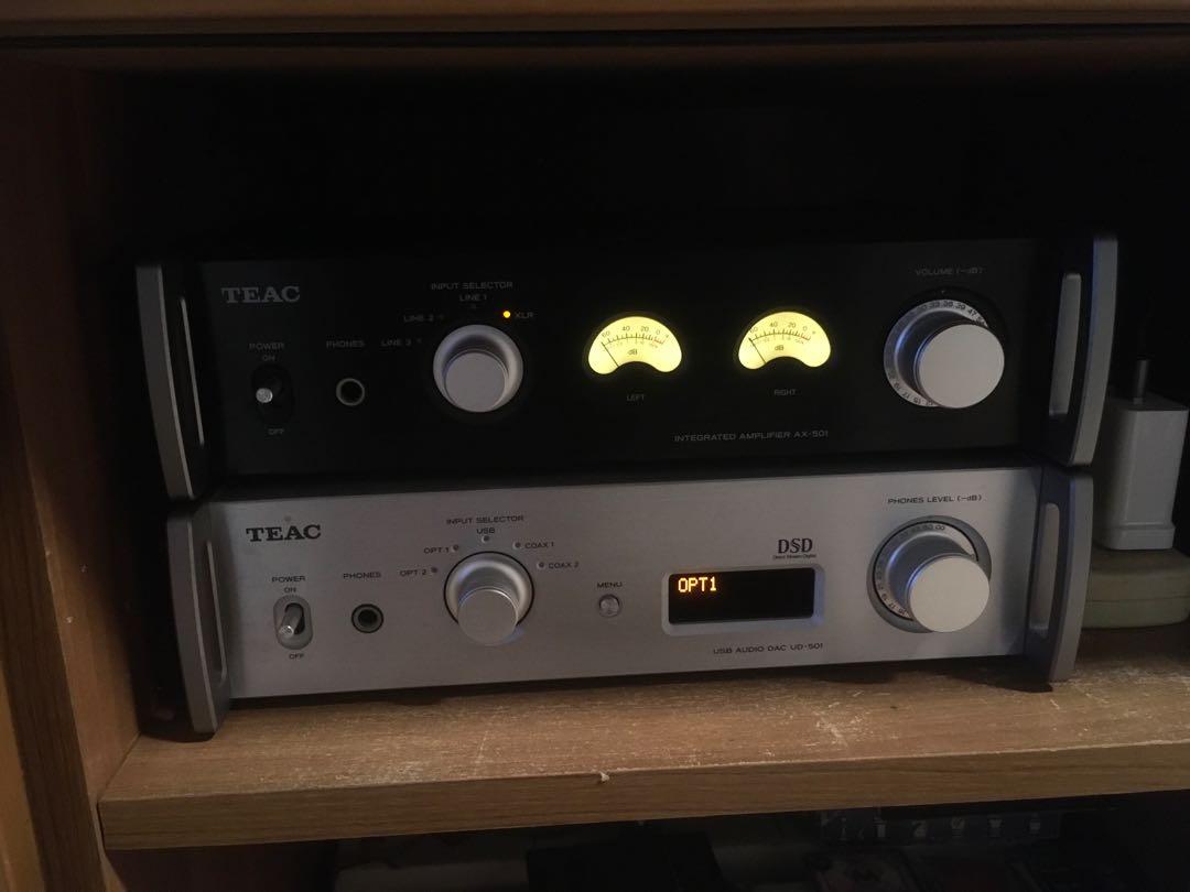 Teac system UD501 + AX501 +Monitor Audio GR10 Gold, Audio, Portable