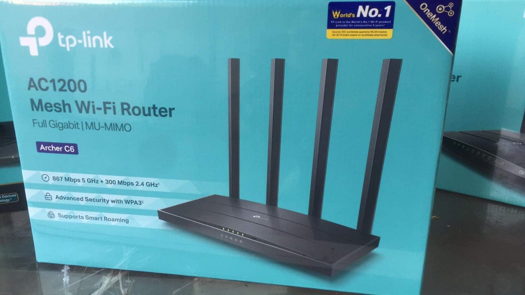 TP Link Archer C6 AC1200 Mesh Wifi Router, Computers & Tech, Parts ...