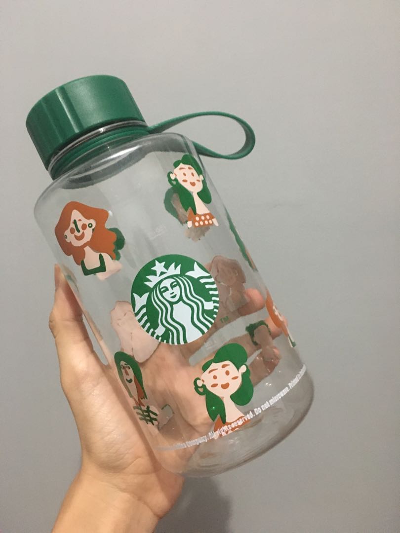 Tumbler Starbucks x Kreaby 1 liter, Kitchen & Appliances di Carousell