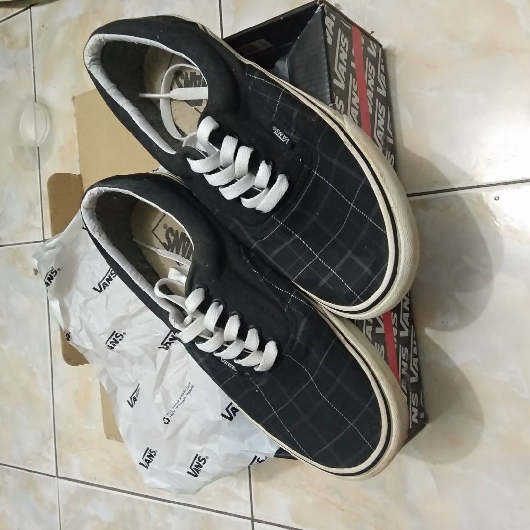 Vans woven discount era black