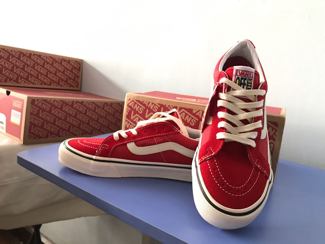 vans sk8 low red