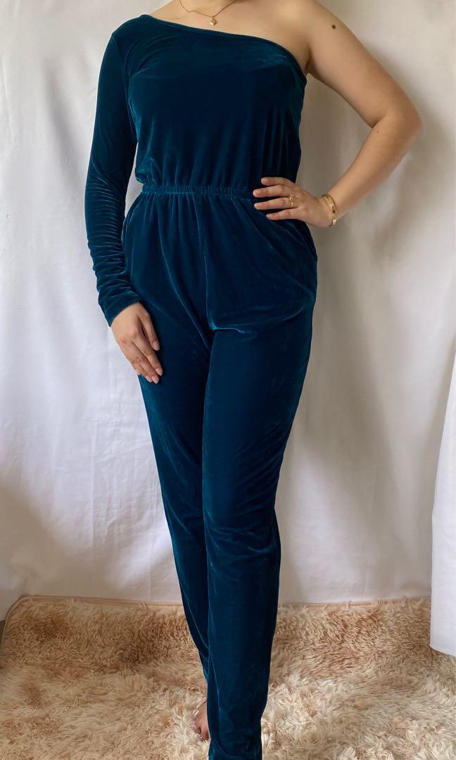 Venus blue jumpsuit top