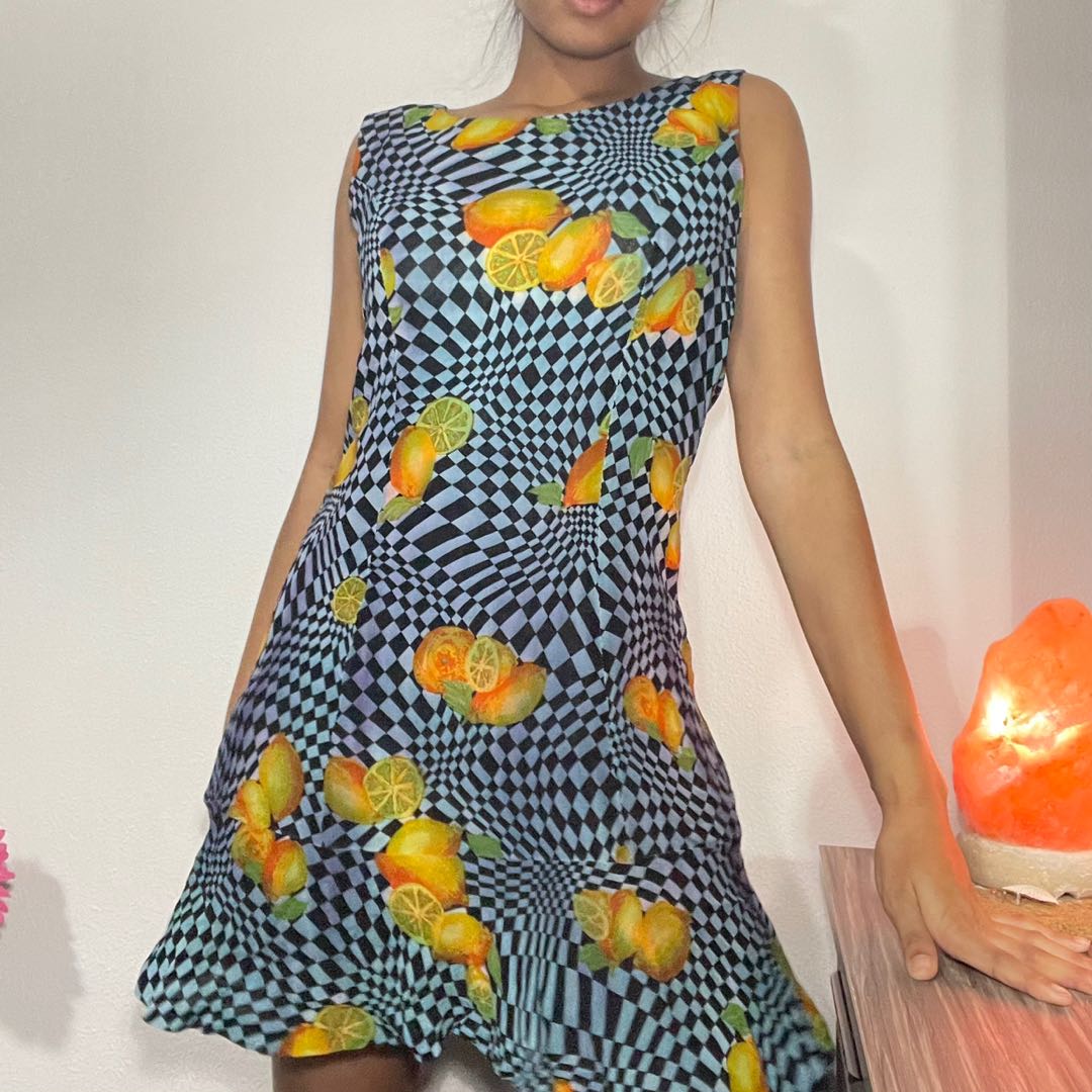 Vintage online lemon dress