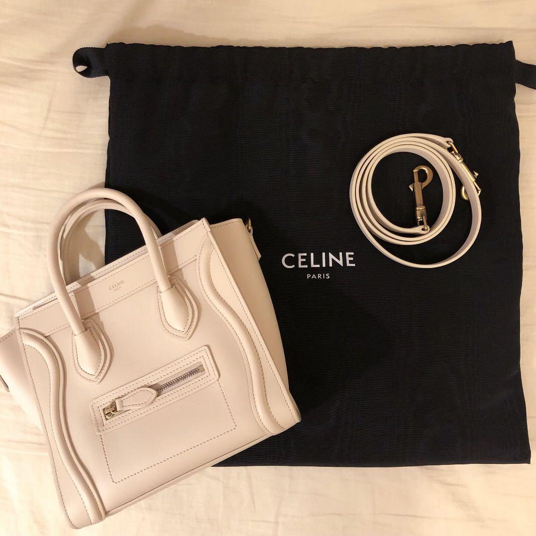 Celine nano shop luggage powder