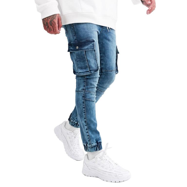 Mens hotsell cargo denim