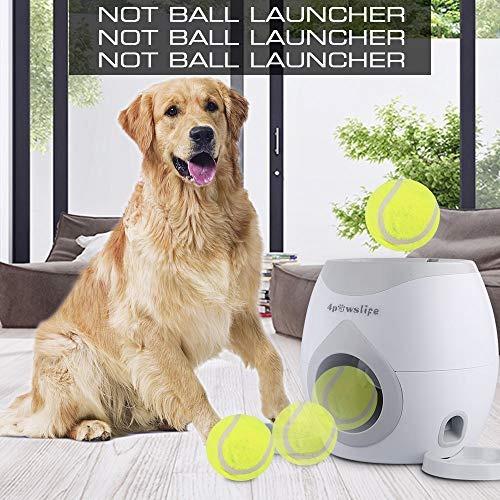 4pawslife Automatic Dog Feeder, Interactive Dog Ball Fetch and Treat