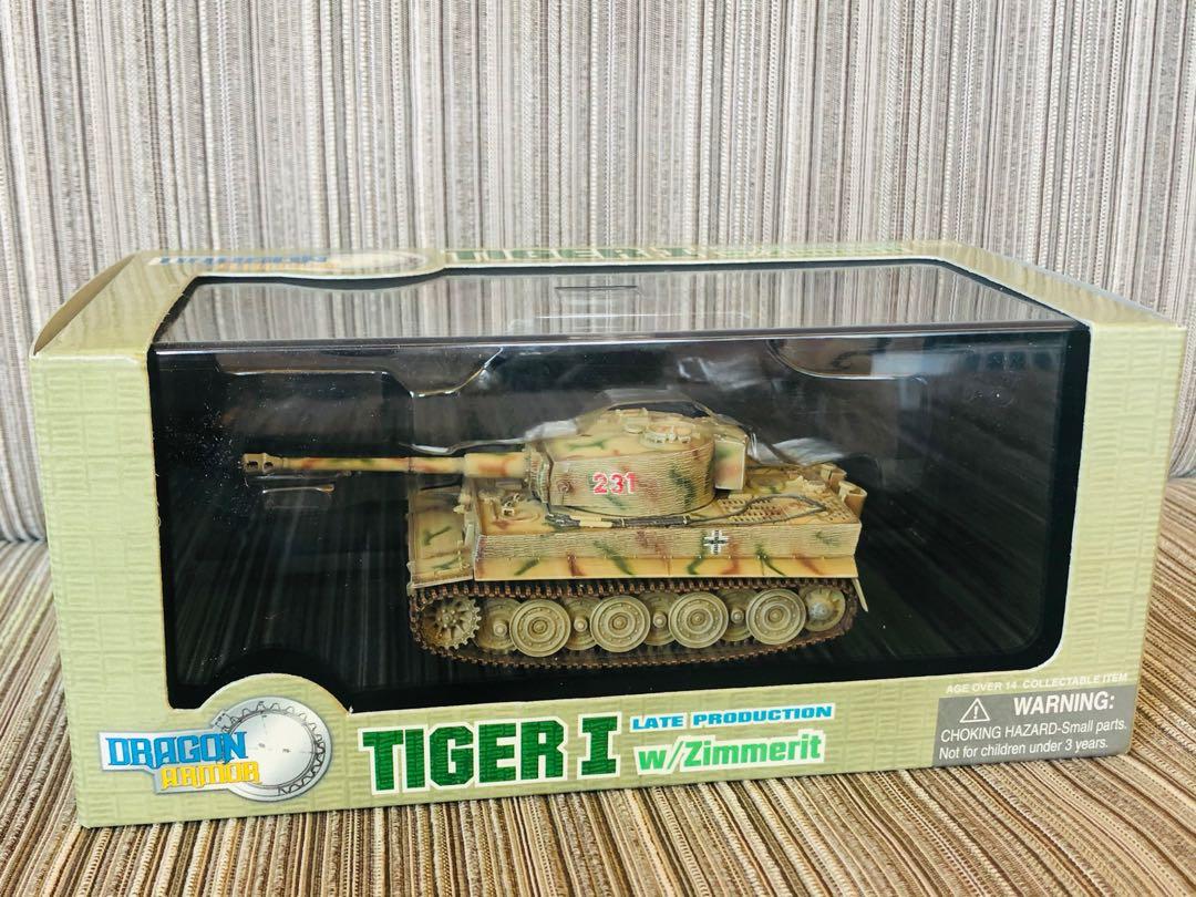 全新1/72 Dragon Armor Tiger I Late Production w/Zimmerit Sd.Kfz 