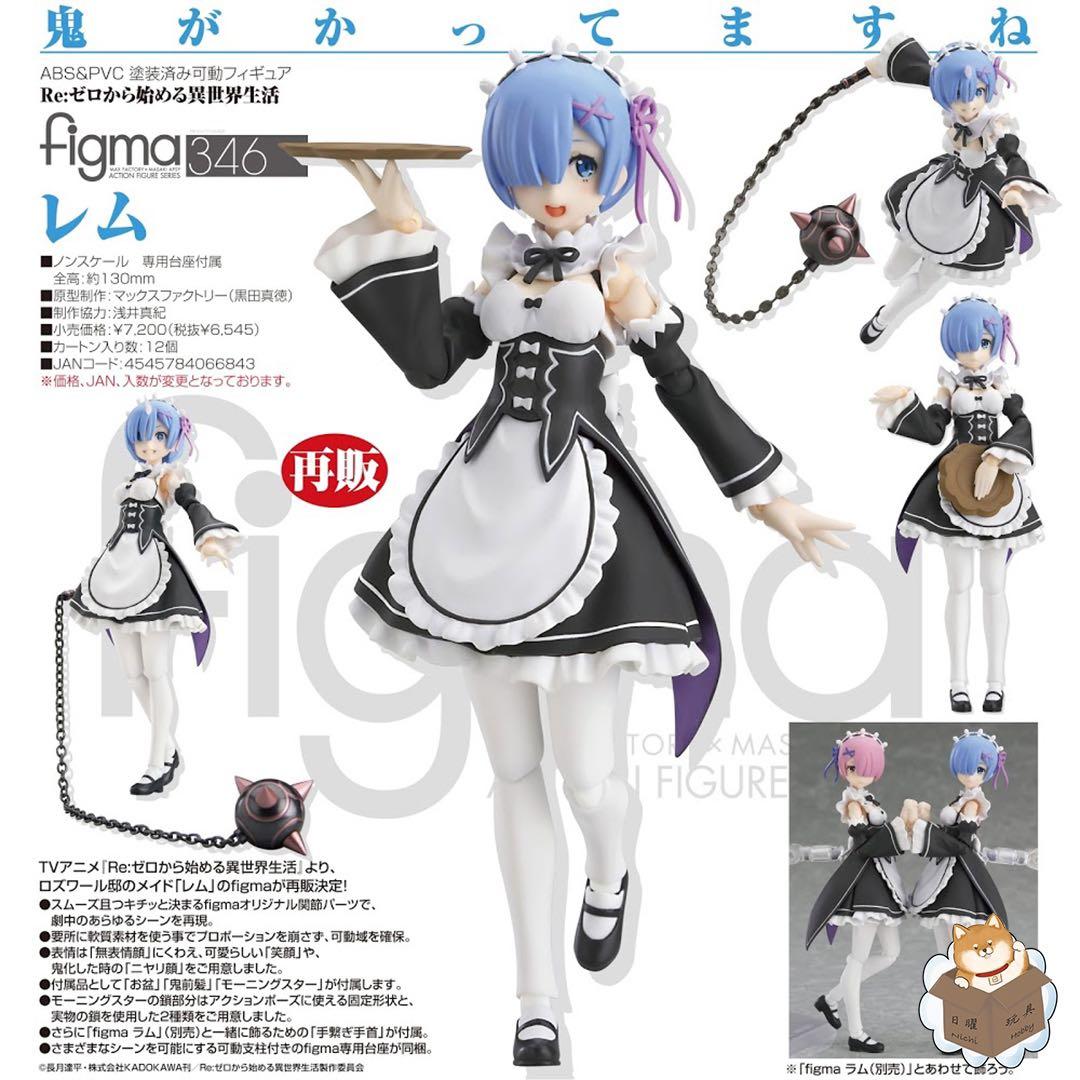 預訂][日版] Goodsmile Maxfactory figma 346 Re_從零開始的異世界生活