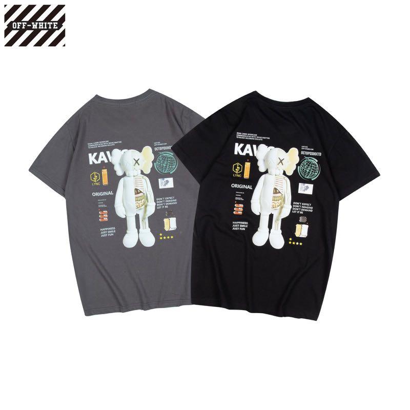off white x kaws tee