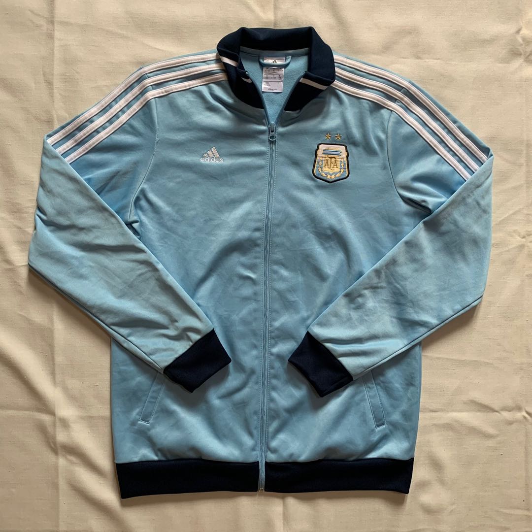 Adidas Argentina Messi Jacket, Men's Fashion, Coats, Jackets and ...