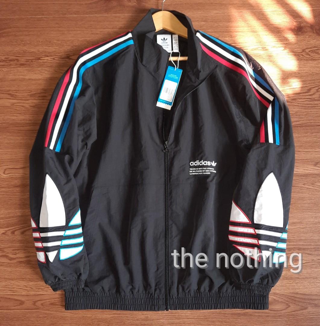 Adidas tri sale color track jacket