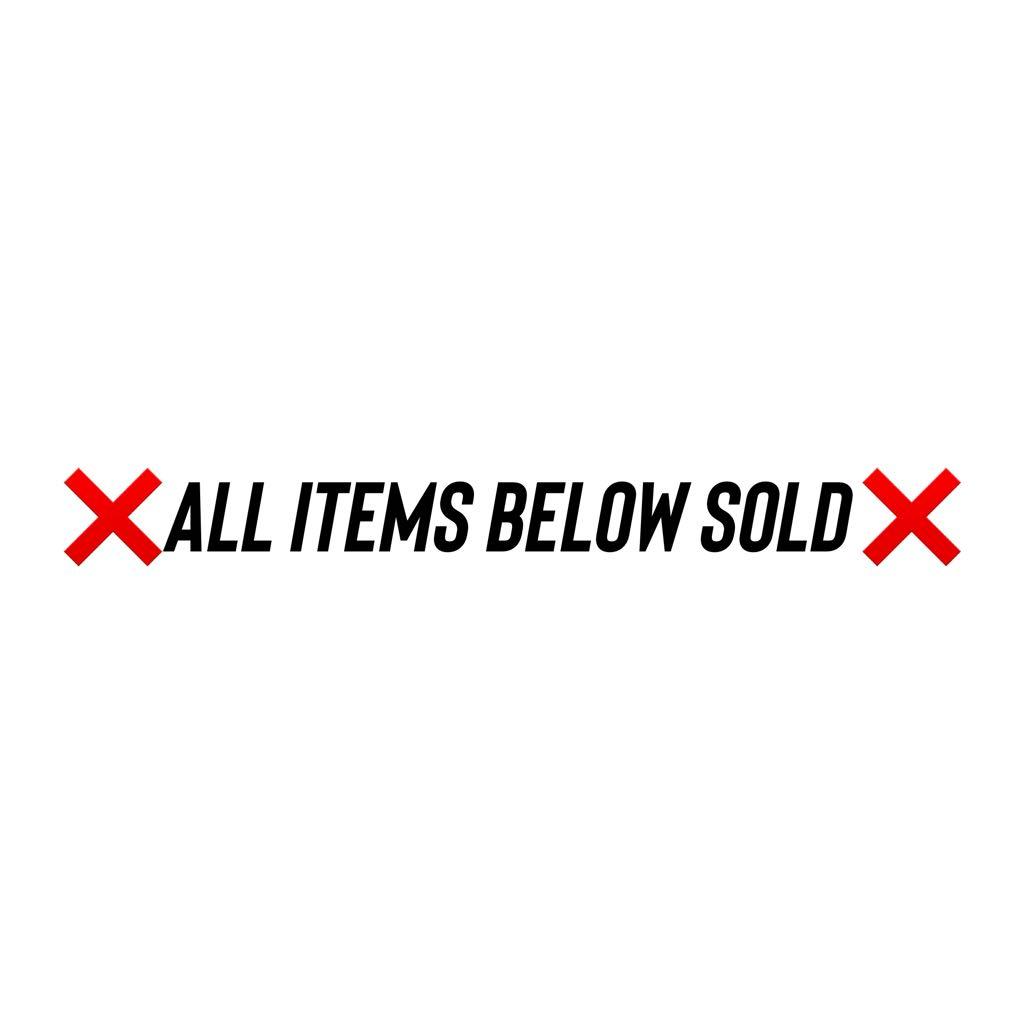 ❌ALL ITEMS BELOW SOLD❌, Announcements on Carousell