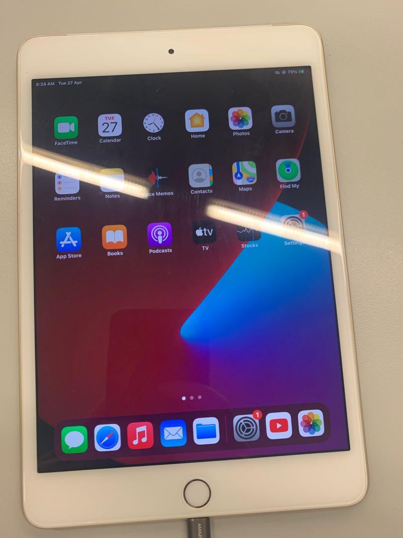 Apple iPad Mini 4 Wifi + 4G (Model: A1550) 16GB 金色95% 新100