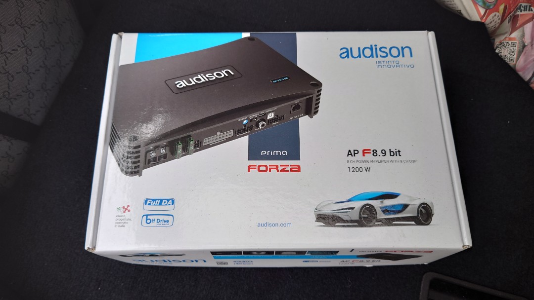 audison ap f8.9 bit dsp 後級8 channel, 音響器材, 可攜式音響設備