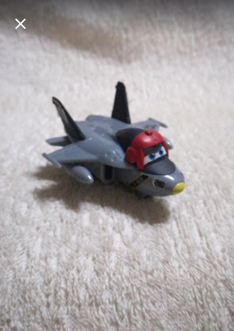Authentic Disney Planes Echo Aircraft Pull Back Mechanism Hard Toy