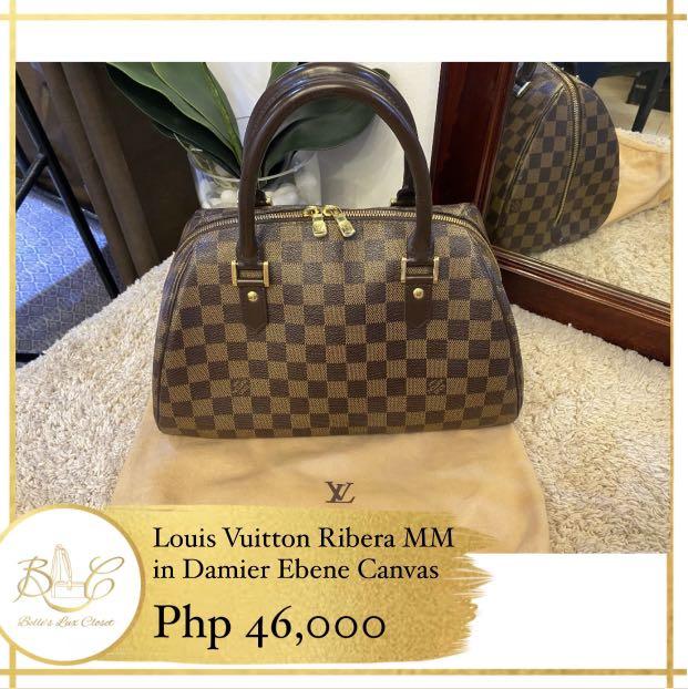 LV Ribera Mini Damier Ebene, Luxury, Bags & Wallets on Carousell