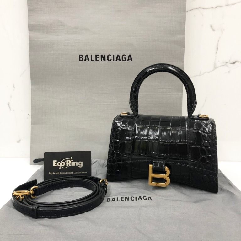 Buy Balenciaga Hourglass Top Handle Bag 'Silver' - 592833 2AAGW 8110
