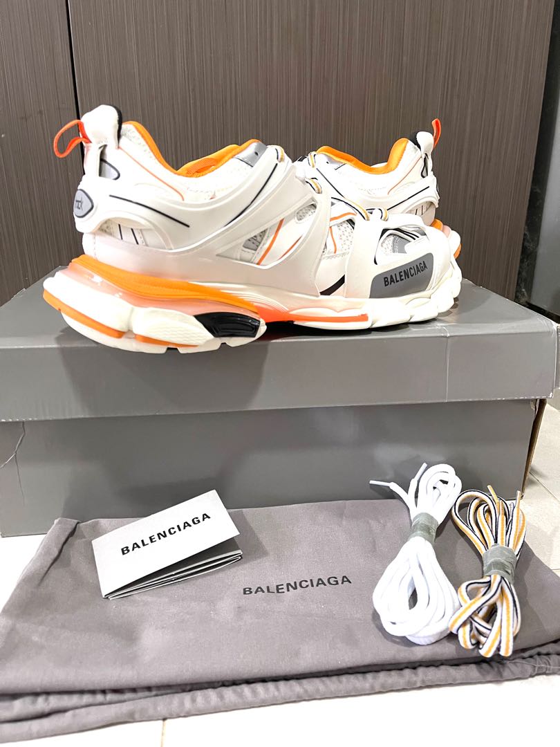 White and orange balenciaga on sale