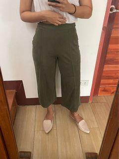 Bershka suede culottes