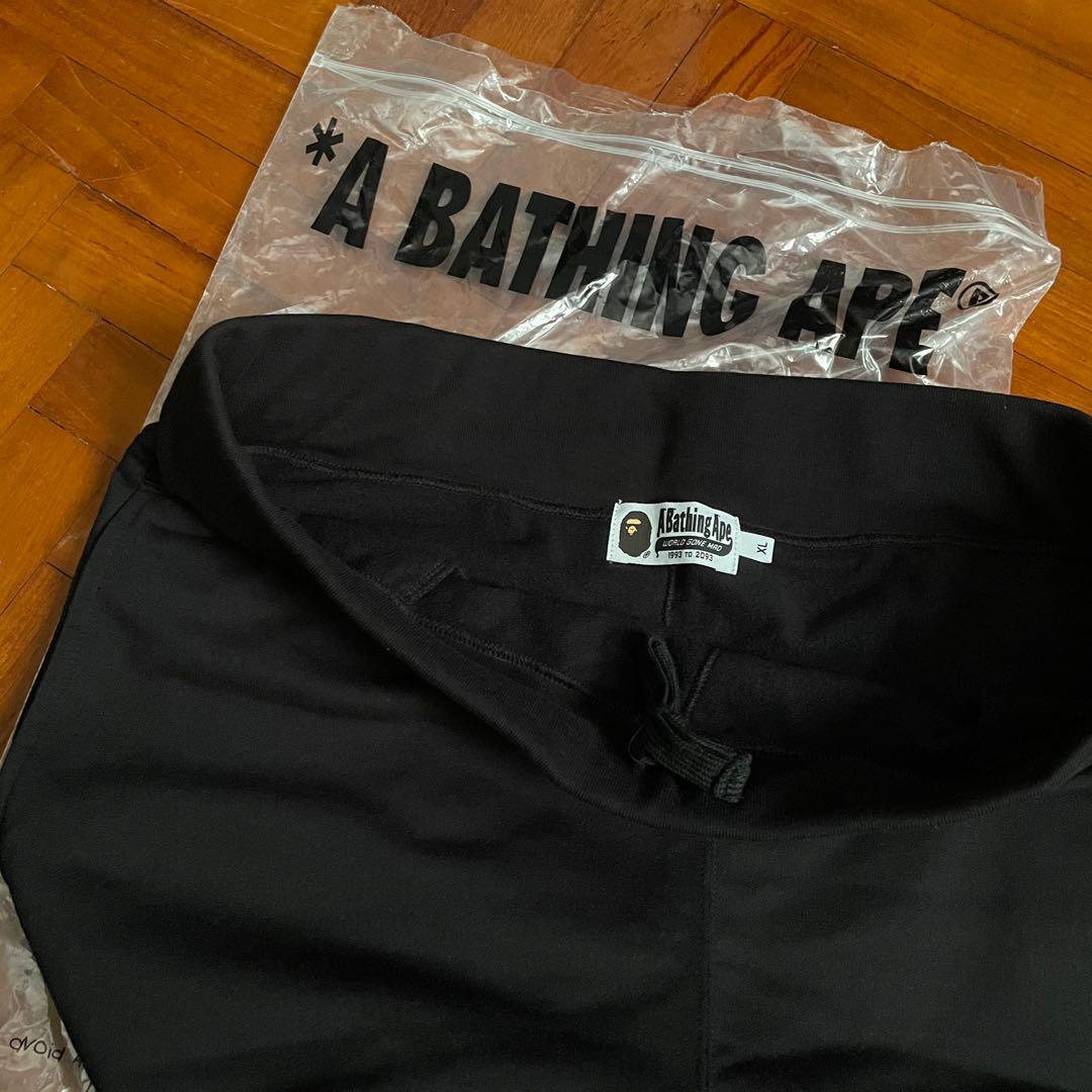 BN Bape Logo Sweatpants Family Bag Edition Men s Fashion