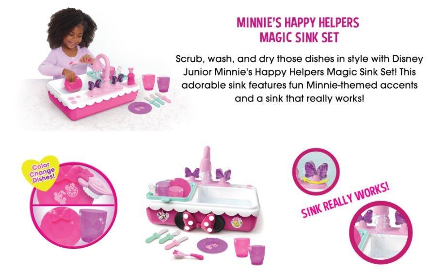 BN Disney Minnie s Happy Helpers Magic Sink Set Minnie Mouse
