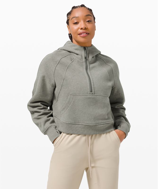Lululemon French Terry Oversized Hoodie Grey Sage Size Small