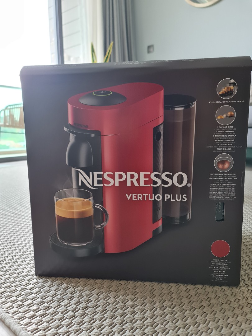 2 x GENUINE BRAND NEW BOXED Nespresso VERTUO RANGE Cups & Saucers MUG Spoons