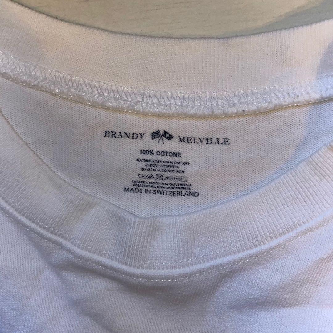 Brandy Melville white long sleeve top