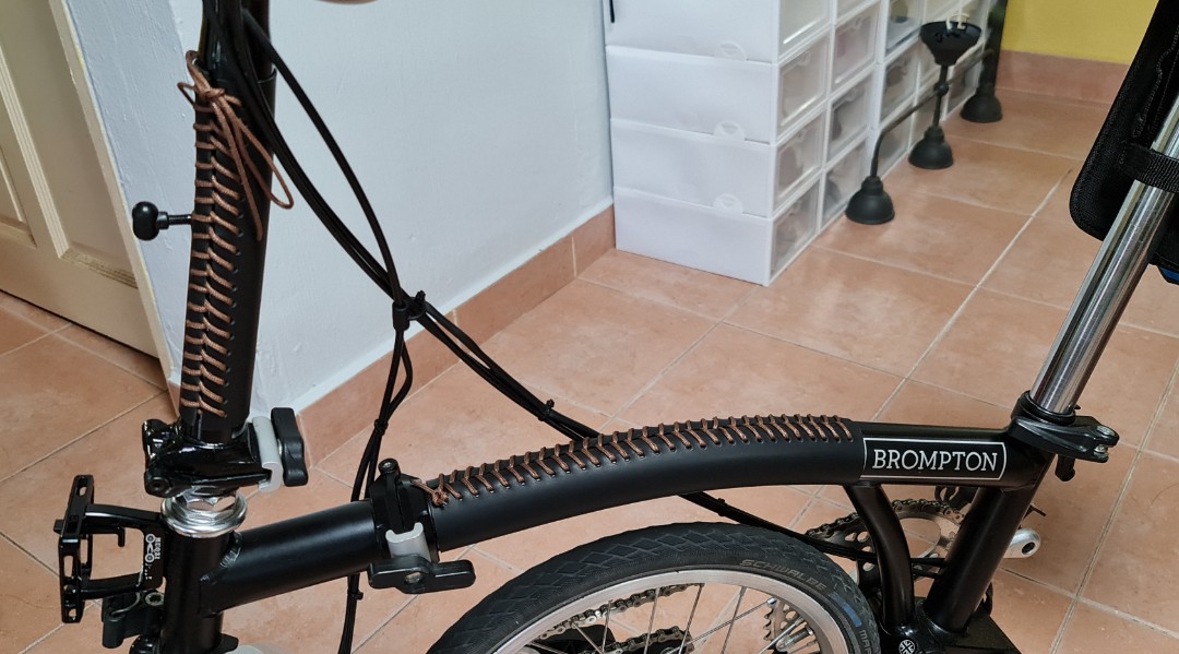 Brompton leather frame best sale protector