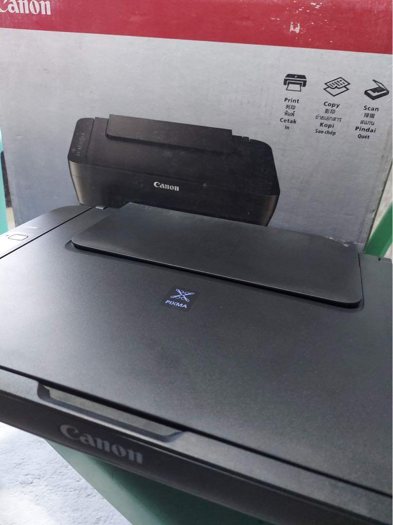 how to scan using canon e410 printer
