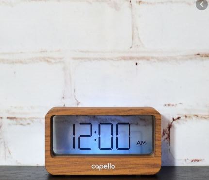 Capello Window Clock Alarm Clock with USB Charger Wood Design LED Night  Light, Furniture & Home Living, Home Decor, Clocks on Carousell