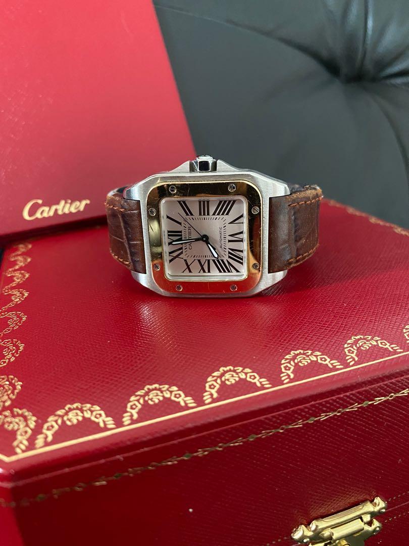 Cartier on sale santos medio