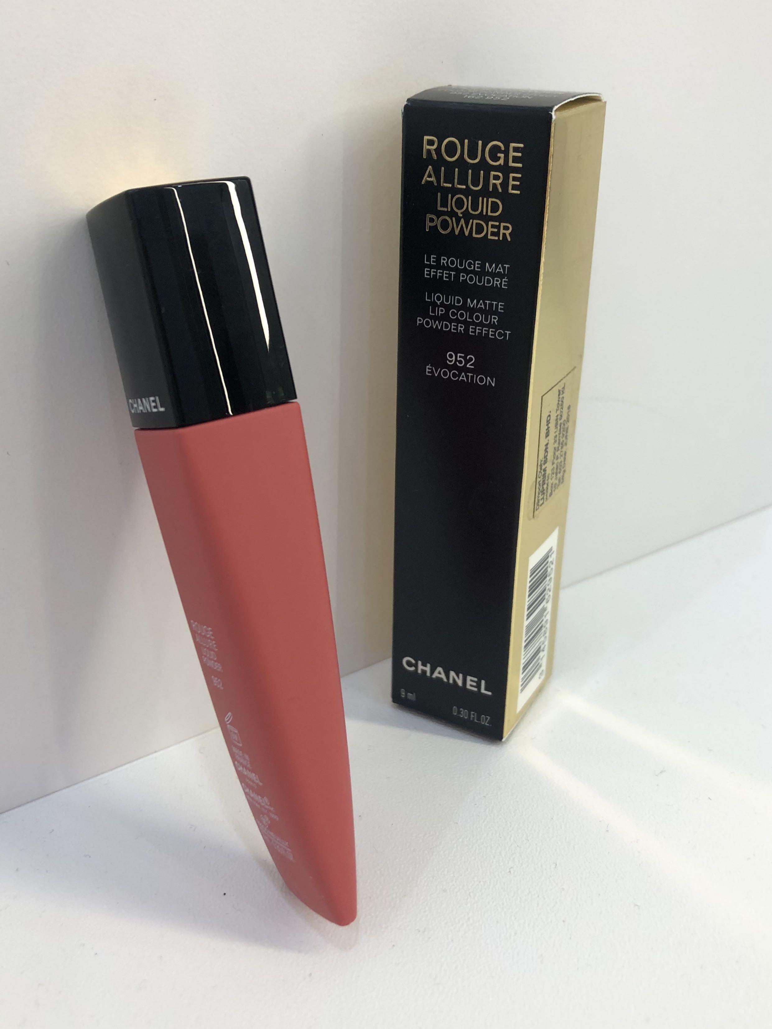 CHANEL lipstick - Rouge Allure Liquid Powder (#952 Evocation), Beauty &  Personal Care, Face, Makeup on Carousell