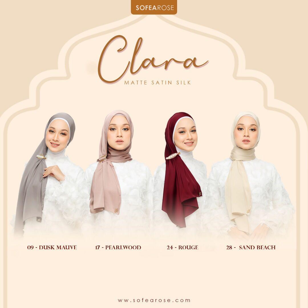 CLARA MATTE SATIN - LONG SHAWL Truly Muslimah