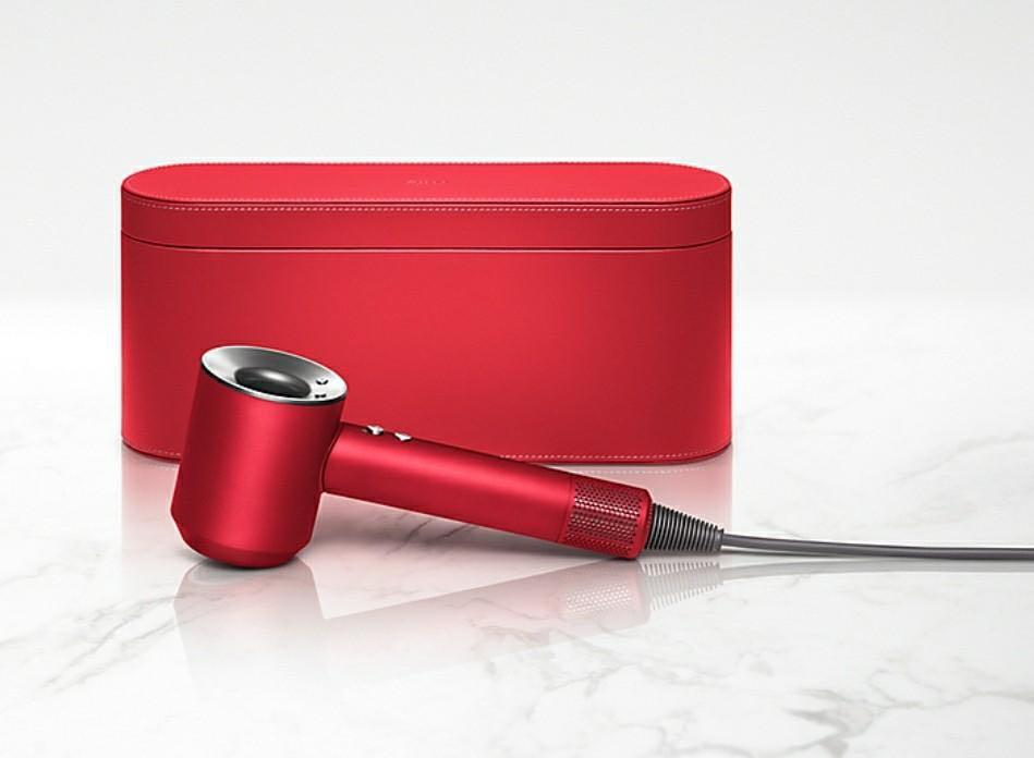 Dyson hair dryer red deals