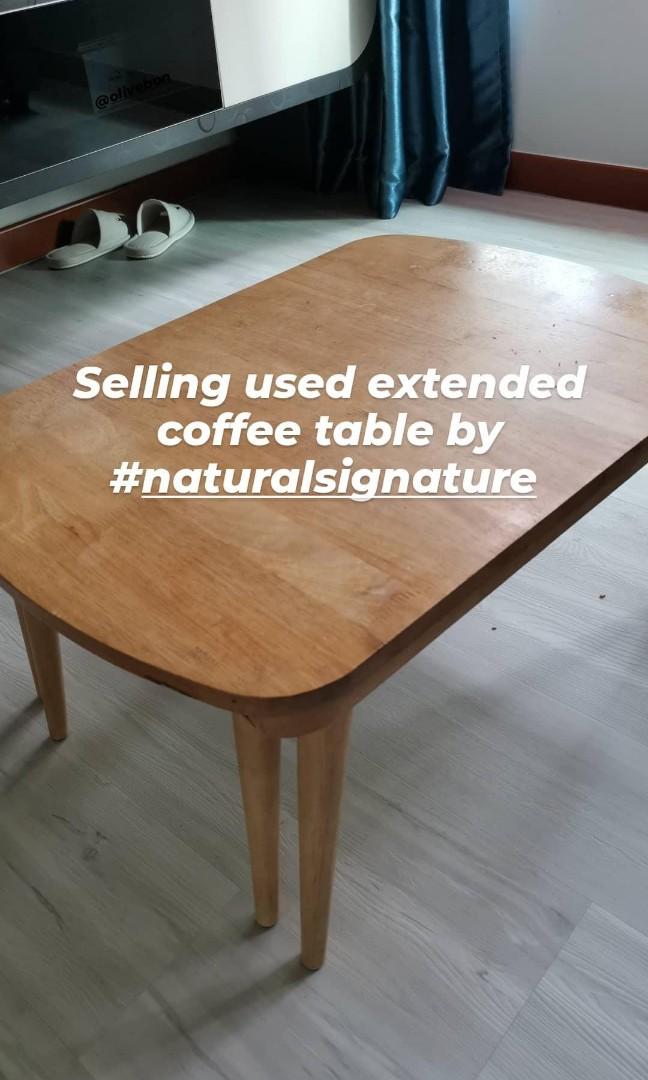 Extended Coffee Table Furniture Home Living Furniture Tables Sets On Carousell