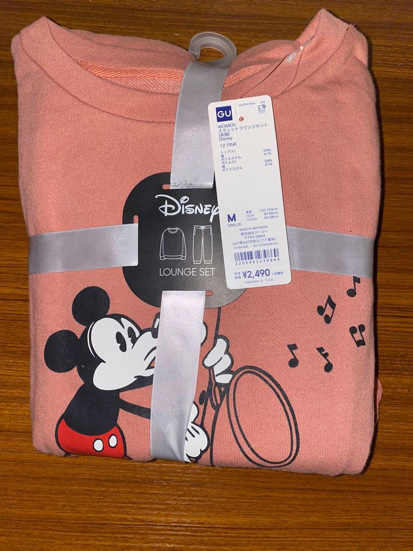 Gu By Uniqlo Mickey Mouse Sweater And Sweatpants Women S Fashion Dresses Sets Sets Or Coordinates On Carousell