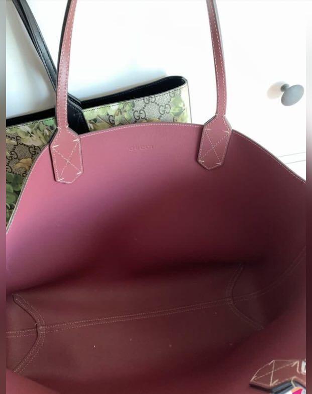 Gucci Blooms MM tote bag authentic 🌸 (Category: Luxury Bags & Wallets) located in Makati City. Submitted by kathysgarage (Listing ID 1084134806, Image 2). Description: Bought from Gucci Greenbelt but did not use 💕 LIMITED EDITION Complete box, tags, dustbag This is MM medium size about the same size as Neverfull MM Pickup by car. Bdo deposit only .