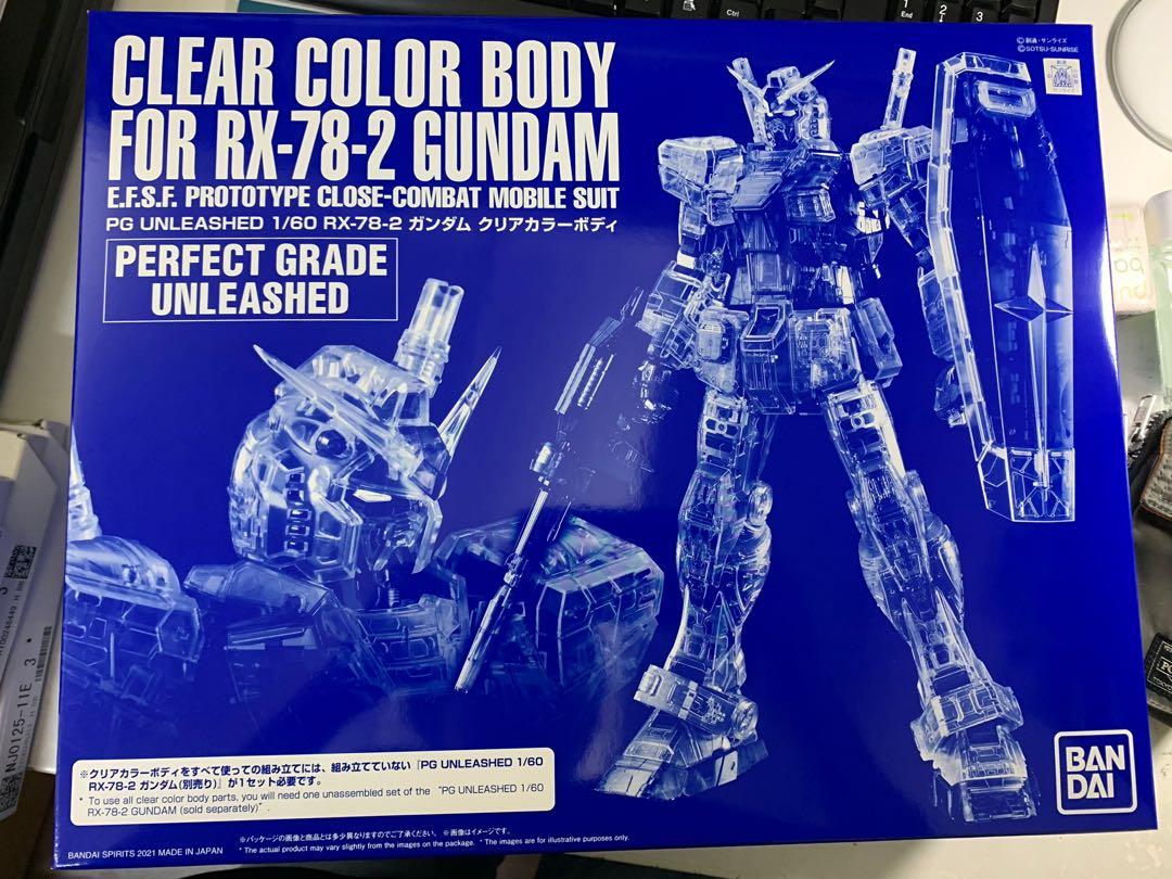 現貨PG Unleashed 1/60 Clear Color Body for RX-78-2 Gundam 高達模型