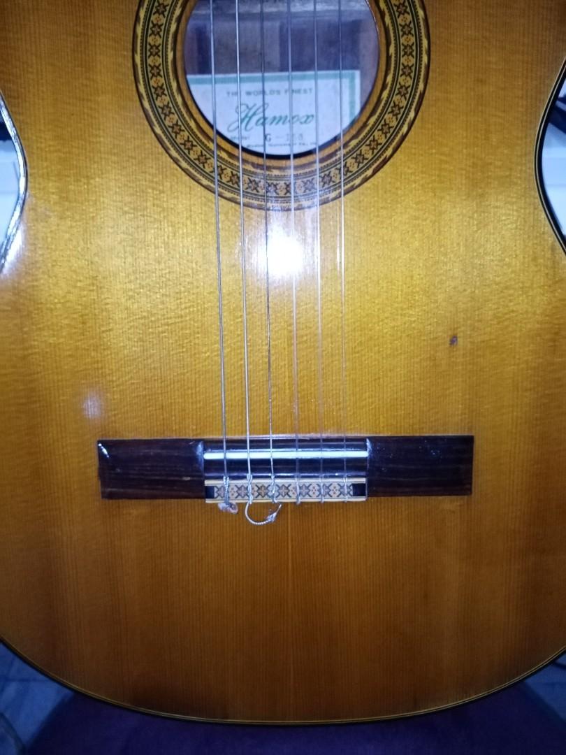 HAMOX G-150 VINTAGE CLASSICAL GUITAR, Hobbies & Toys, Music & Media ...